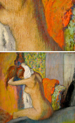 Akt, Pastellbild von Edgar Degas